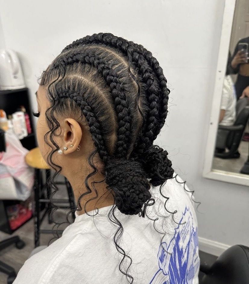 boho cornrows